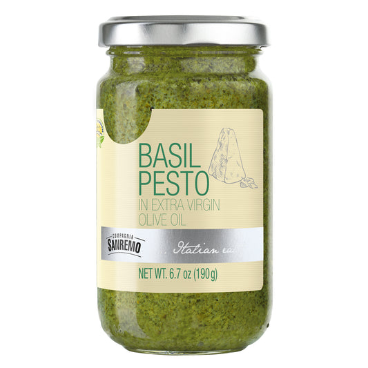 Basil Pesto with Cheese and EVOO, 6.7 oz