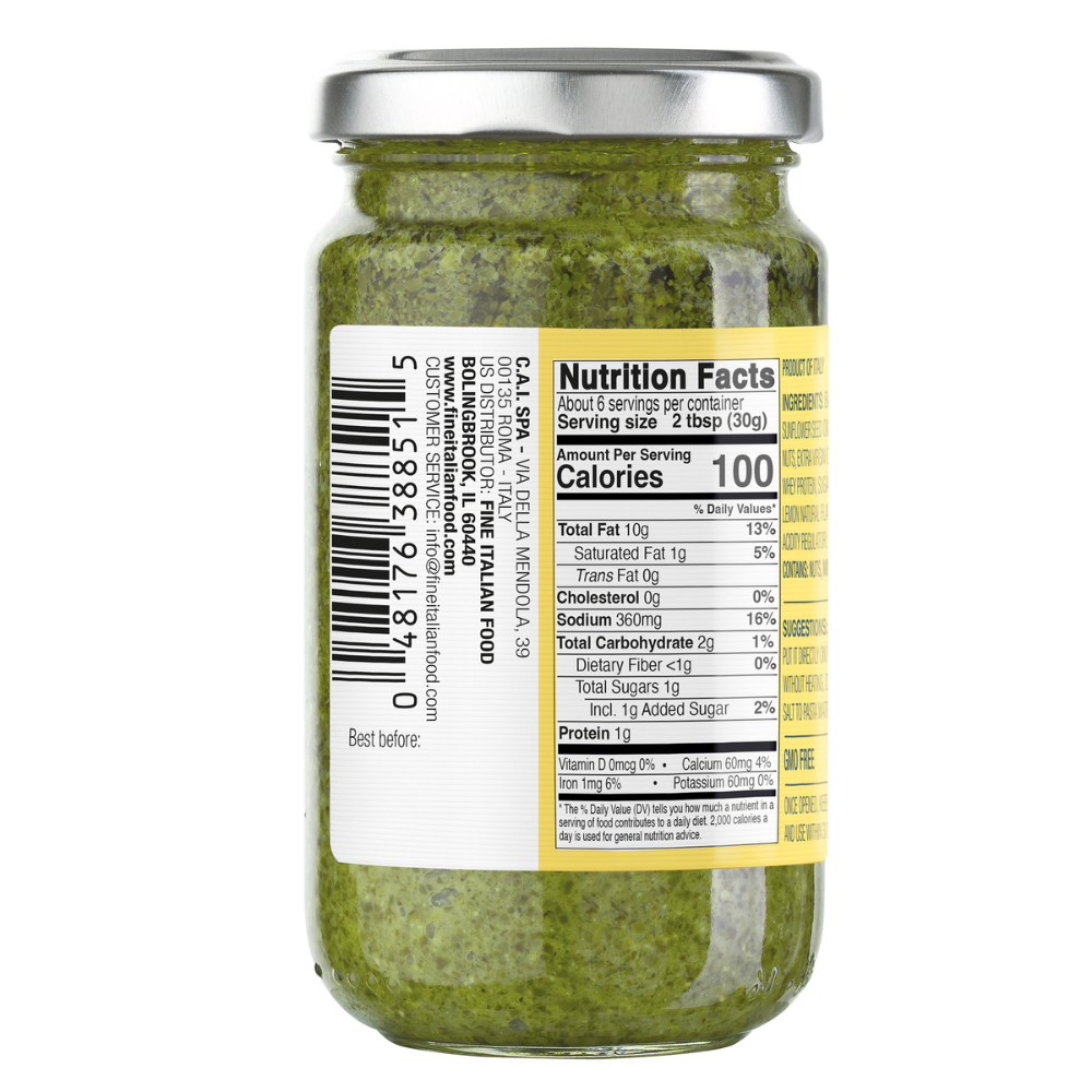 Lemon Basil Pesto, 6.7 oz