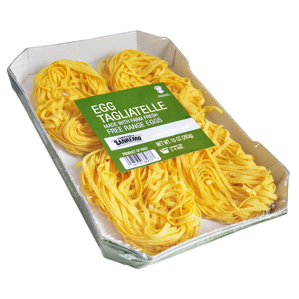 egg tagliatelle pasta