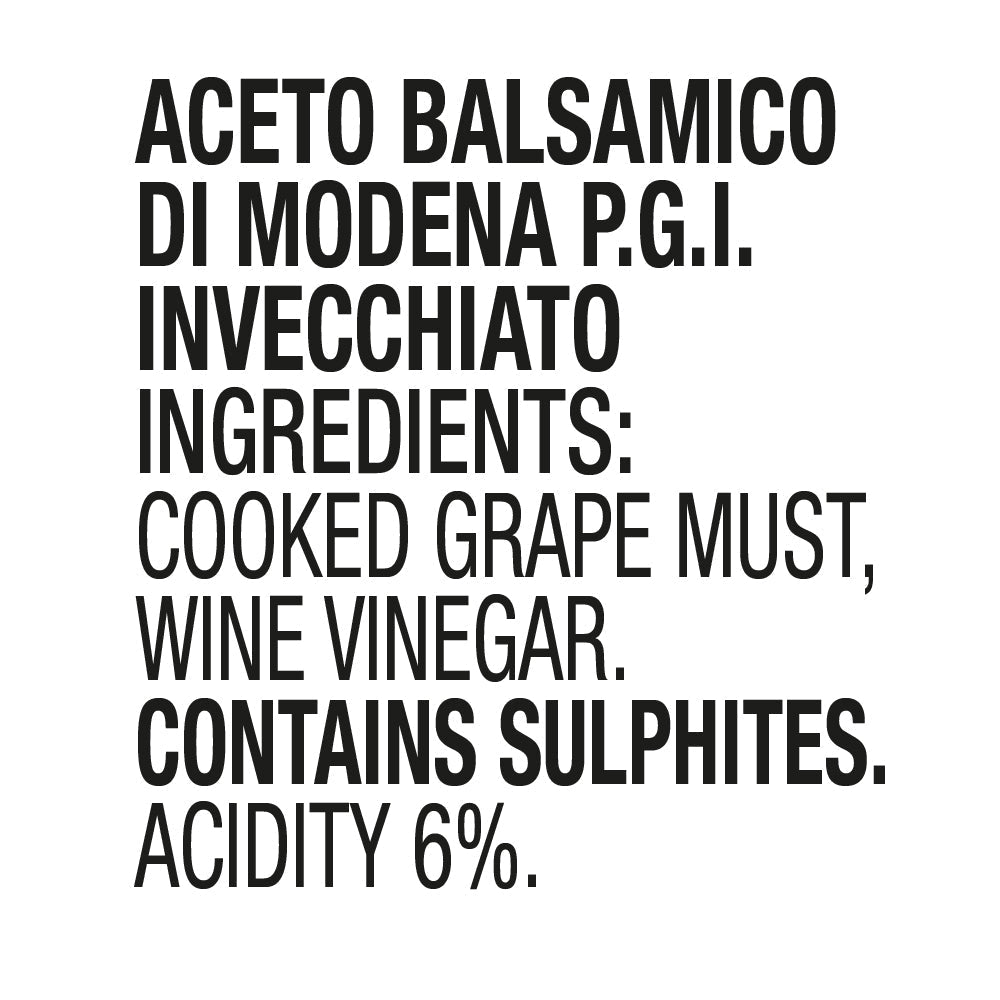 IGP bronze label aged balsamic vinegar of modena